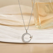 Xingyue Zircon Geometric Niche New Style Design Pendant Titanium Steel Necklace